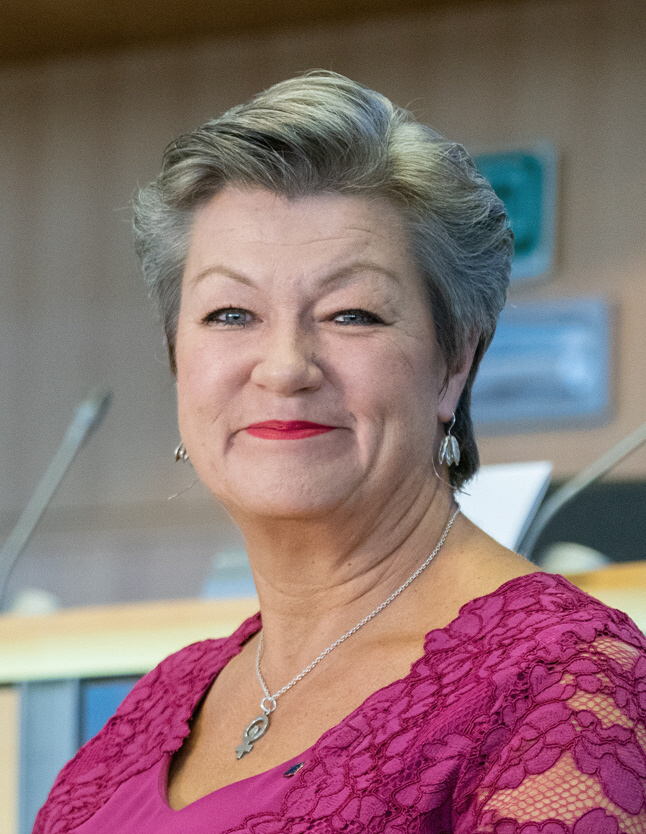 Колишня єврокомісарка з внутрішніх справ Ілва Йоганссон, авторка проєкту обовʼязкового сканування Chat Control 2.0