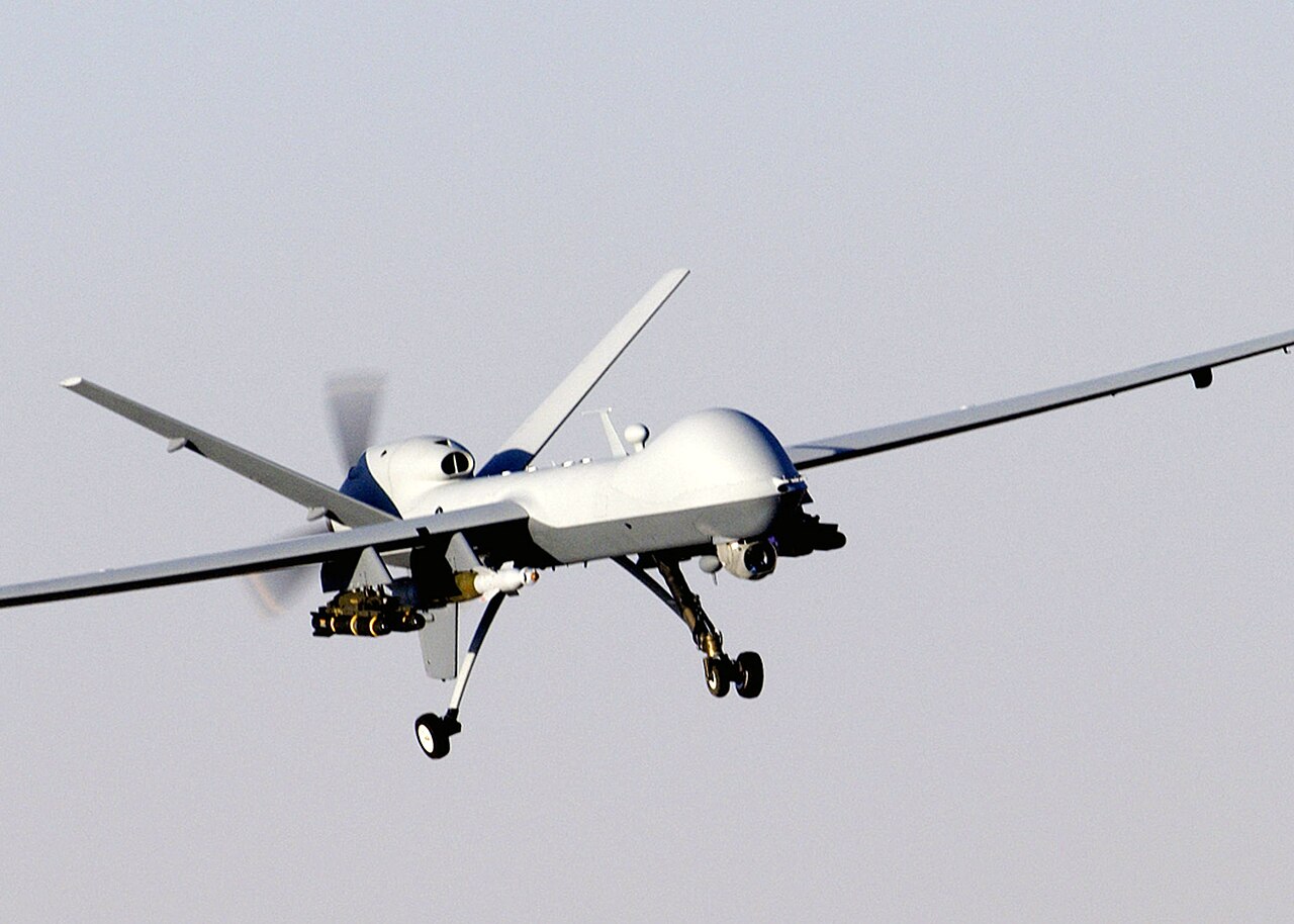 Ударний безпілотник MQ-9 Reaper у польоті