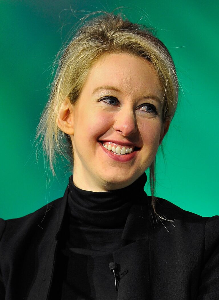 Елізабет Голмс, засновниця Theranos, на конференції TechCrunch Disrupt 2014
