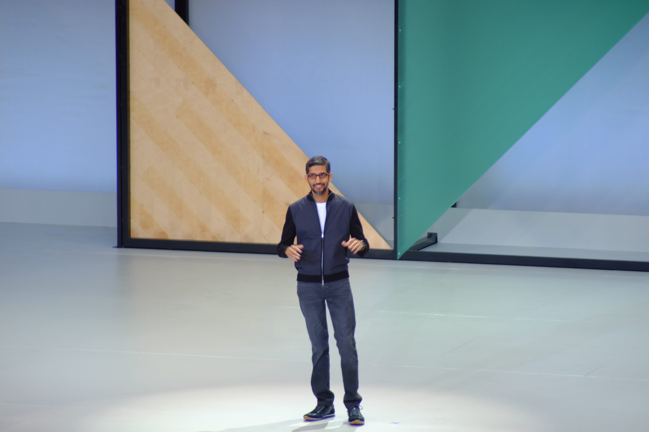 Сундар Пічаї, генеральний директор Alphabet і Google, виступає на конференції розробників Google I/O